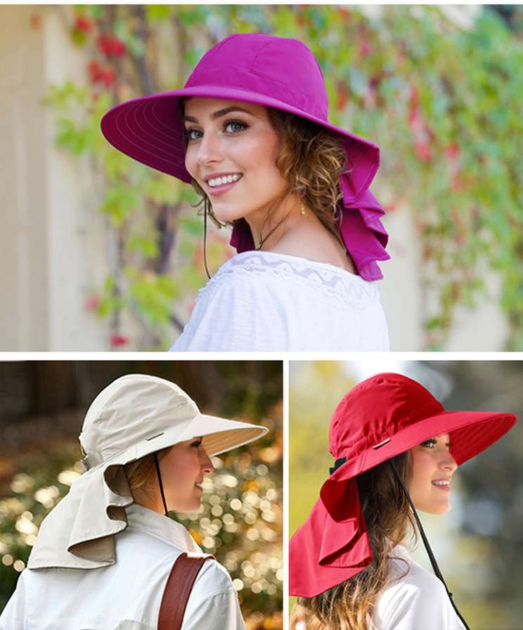 ランニングキャップ　キャップ  UVカット機能付き多機能アウトドア帽子