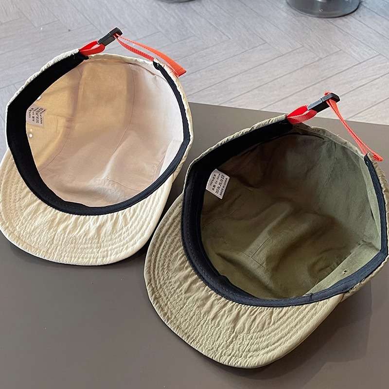ランニングキャップ　軽量キャンバス地キャンプキャップ